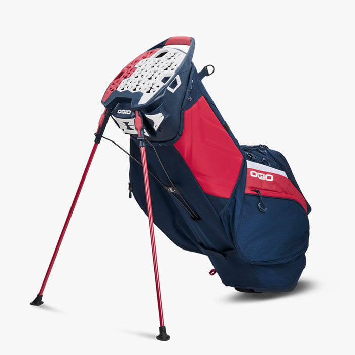 OGIO Silencer Hybrid Golf Bag - Red/White/Blue