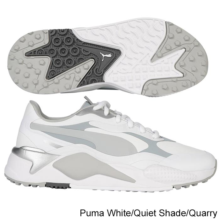 PUMA RS-G Golf Shoes 8.5 Puma White/Quiet Shade/Quarry
