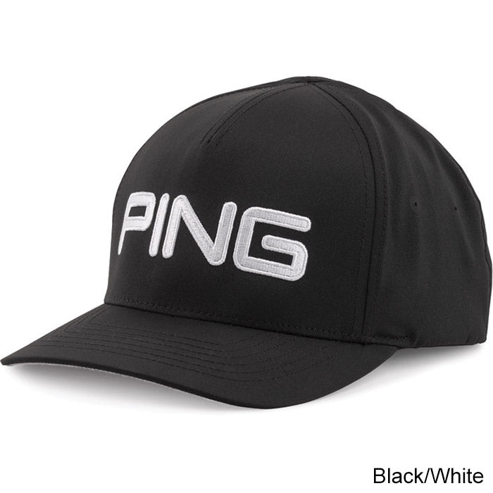 PING Structured Cap L/XL Black/White