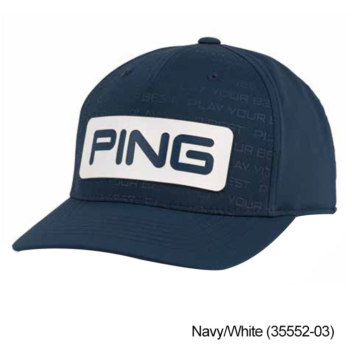 Ping Debossed PYB Cap Navy/White (35552-03)