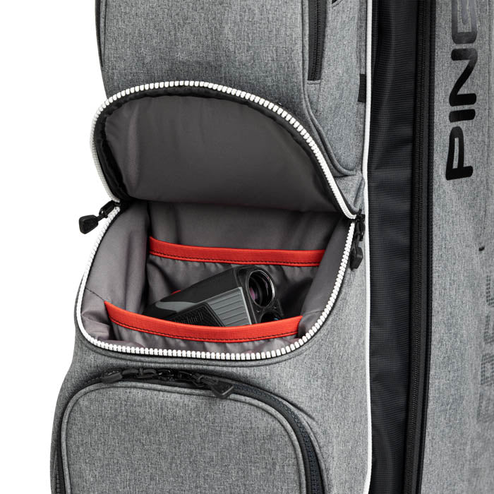 PING 2025 Traverse Cart Bag - Heather Grey/Black