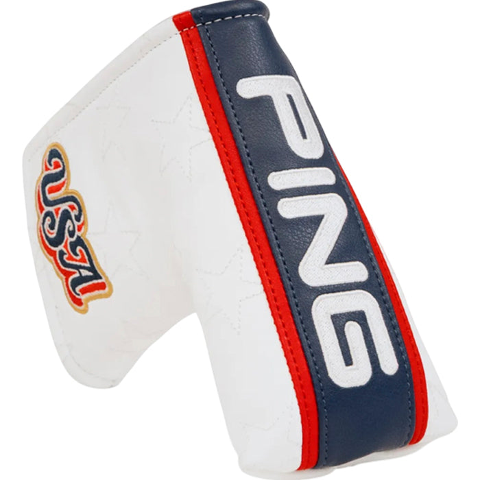 PING Red White & Golf Blade Putter Cover
