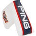 PING Red White & Golf Blade Putter Cover