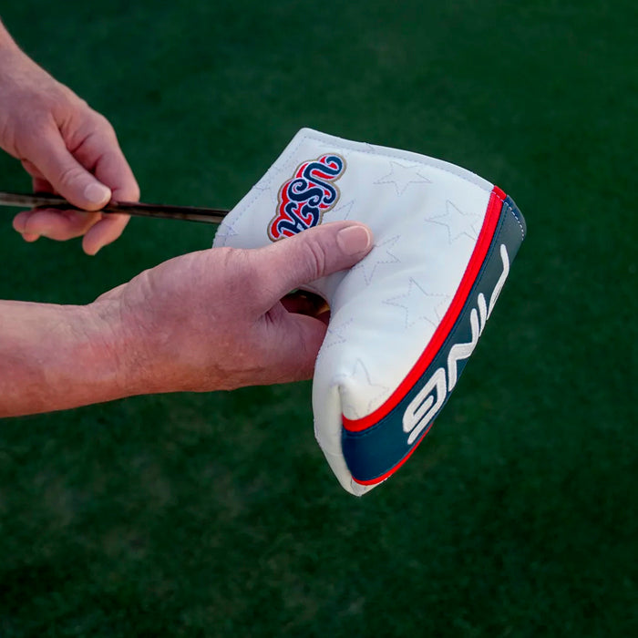 PING Red White & Golf Blade Putter Cover