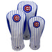 Chicago Cubs Wood Covers (White/Blue Pinstripe)