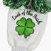 Luck of the Irish Pom Pom Wood Covers