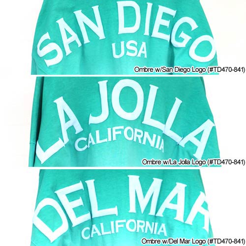San Diego Gift Football Jerseys L Ombre w/La Jolla Logo (#TD470-841)