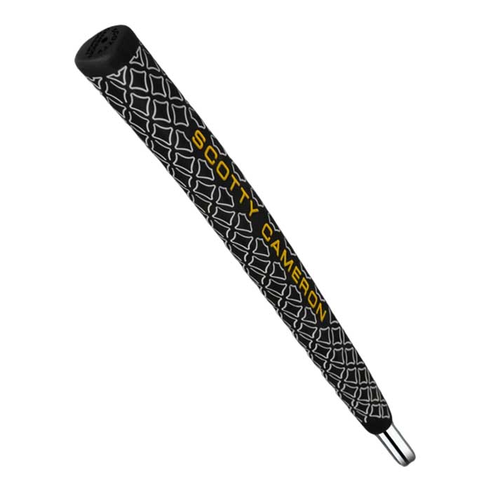 Scotty Cameron Pistolini Plus Black & White Texture Grip Black & White Texture & Yellow (3507640)