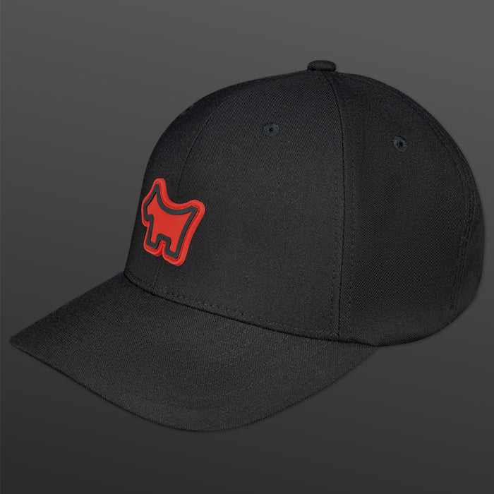 Scotty Cameron Red Scotty Dog Rubber Patch Flexfit Hat