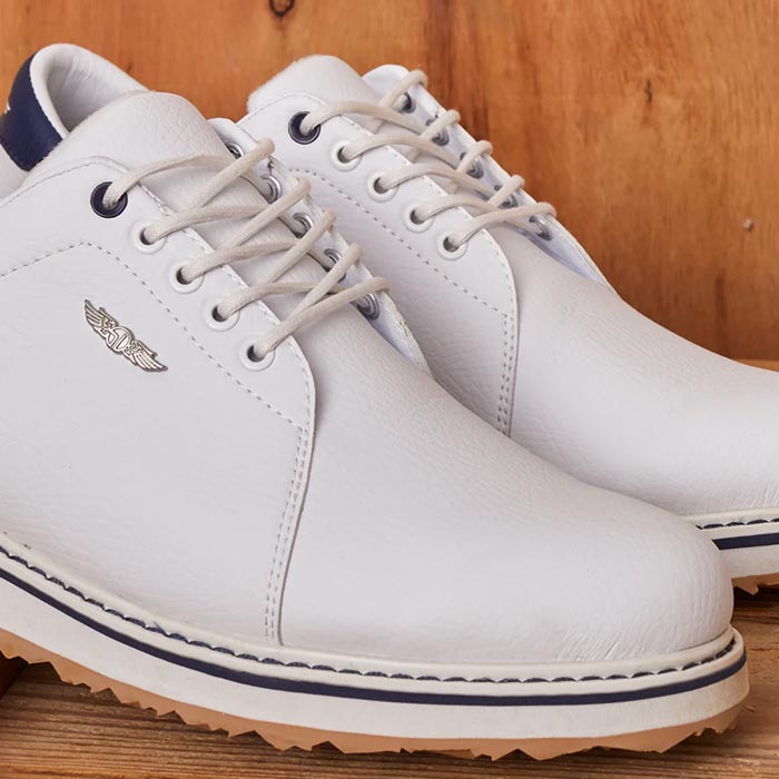 Straight Down Bourbon Hybrid Shoe - White