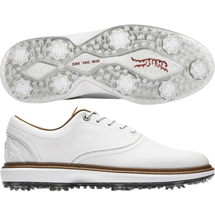 SUN DAY RED Pioneer Cypress Golf Shoes - White/Silver