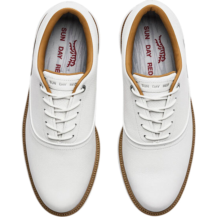 SUN DAY RED Pioneer Cypress Golf Shoes - White/Silver