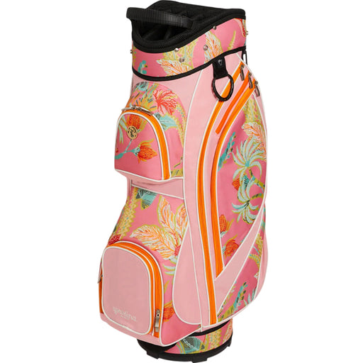 Spartina 449 Golf Cart Bag Queenie Tropical Floral Pink