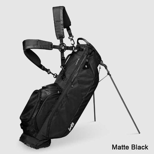 Sunday Golf RYDER 23 Stand Bag Matte Black (BAG401) - Fairway Golf