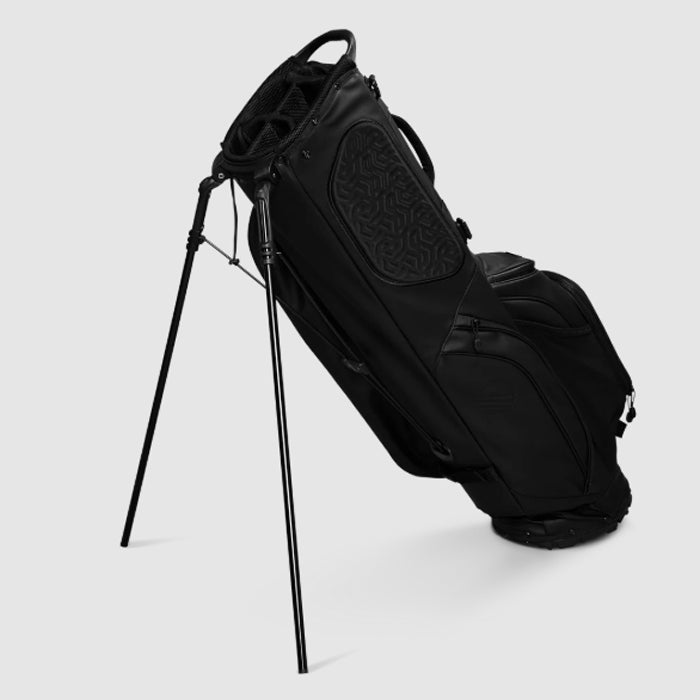 Sunday Golf RYDER S-Class - Black Vegan Leather Full Size Stand Bag