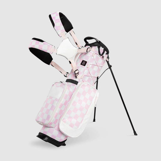 Sunday Golf RECESS KIDS GOLF BAG - Pink/White Checker