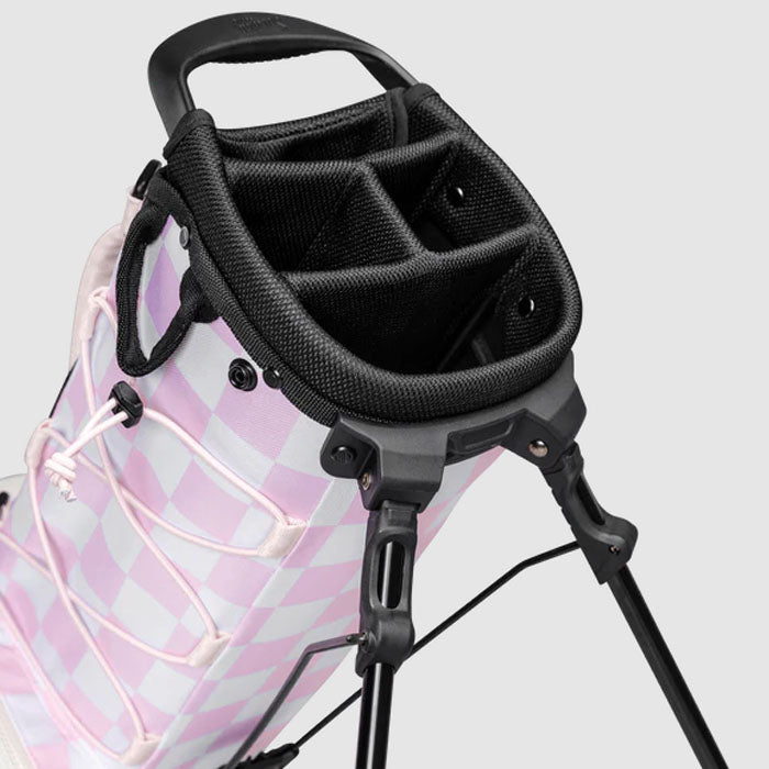 Sunday Golf RECESS KIDS GOLF BAG - Pink/White Checker
