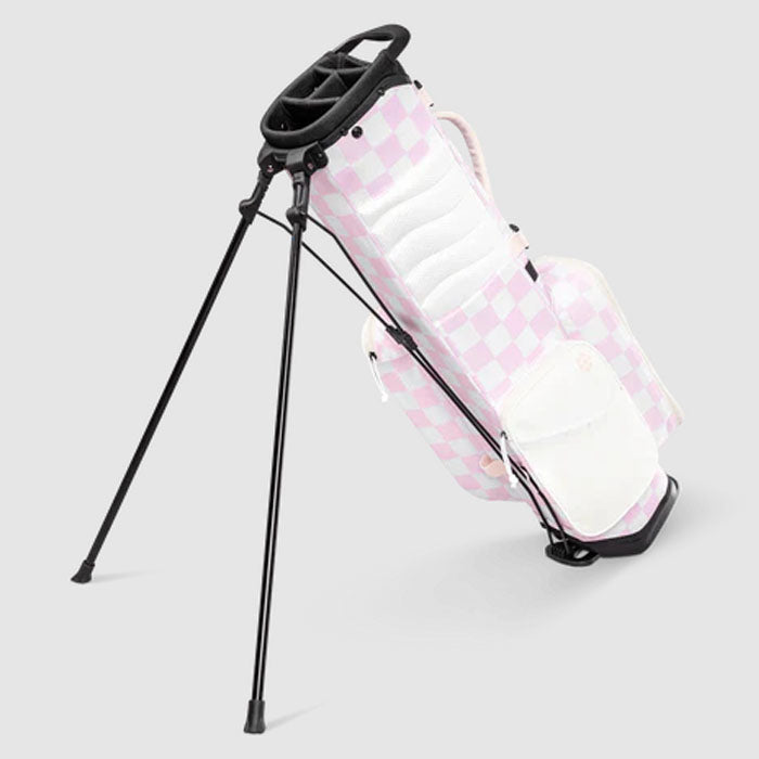 Sunday Golf RECESS KIDS GOLF BAG - Pink/White Checker