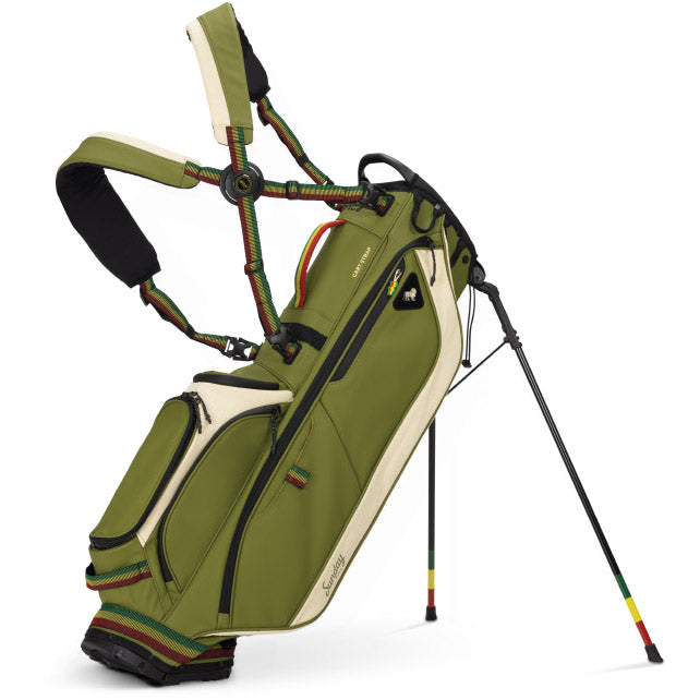 Sunday Golf Bob Marley Collection RYDER Stand Bag - Olive/Hemp