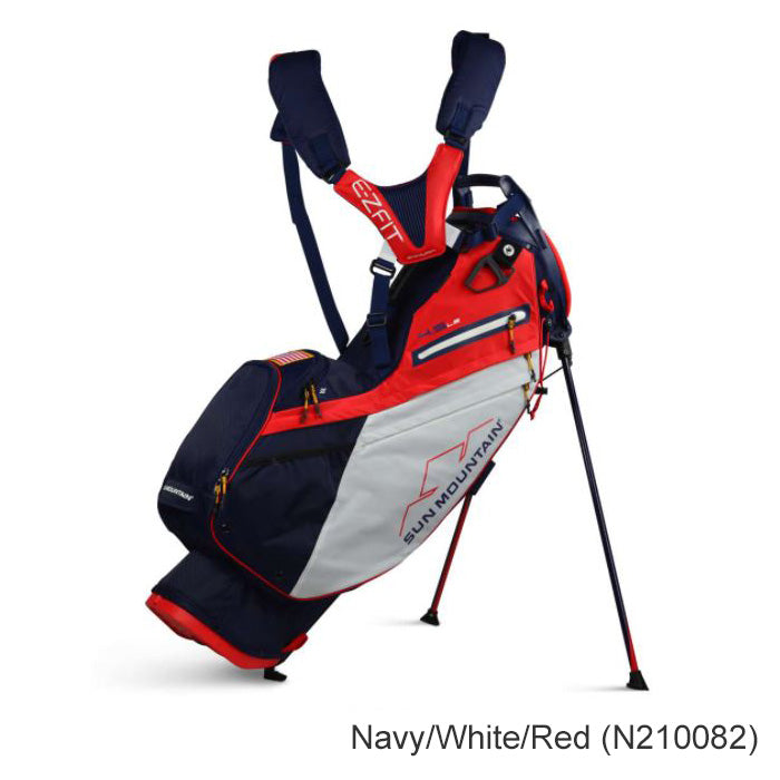 Sun Mountain 2021 4.5 LS Stand Bag Navy/White/Red (No Sun Mountain Logo)