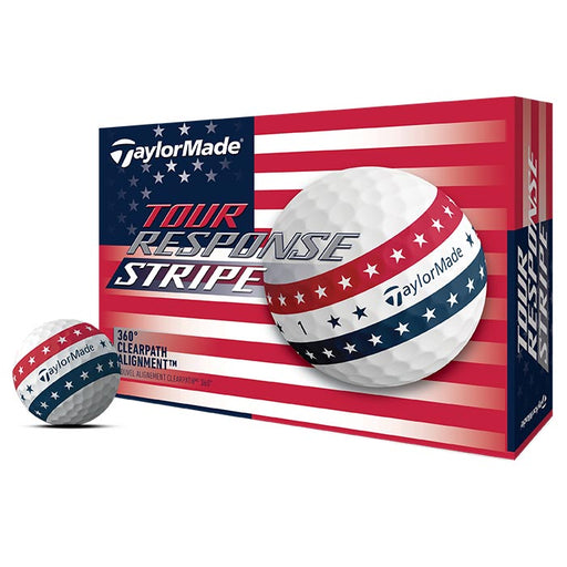 TaylorMade Tour Response Stripe USA Stripe Golf Ball