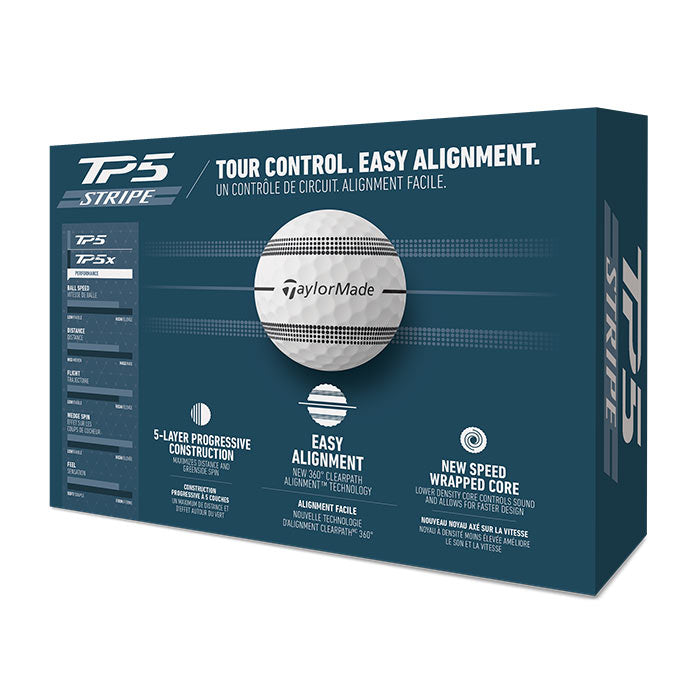 TaylorMade TP5 Stripe Golf Balls