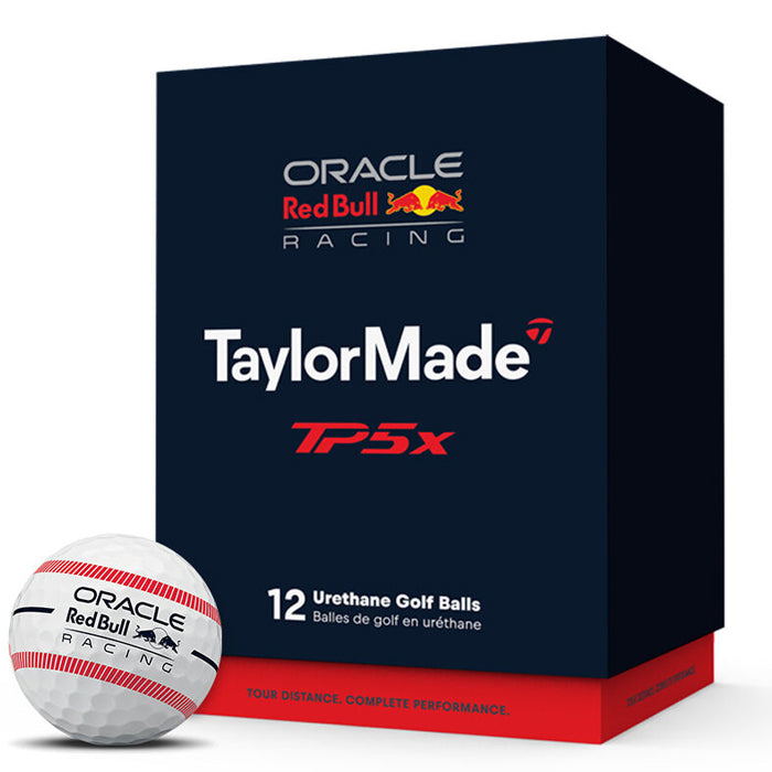 TaylorMade Oracle Red Bull Racing TP5x Stripe Golf Balls