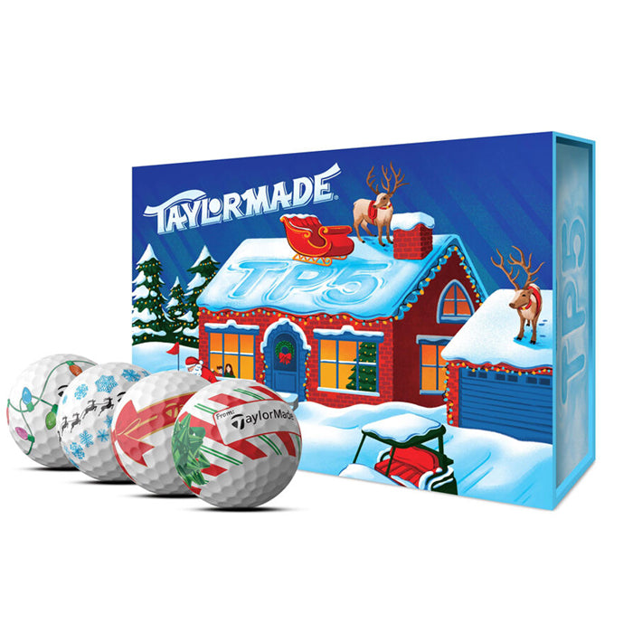 TaylorMade TP5 Stripe Holiday Golf Balls