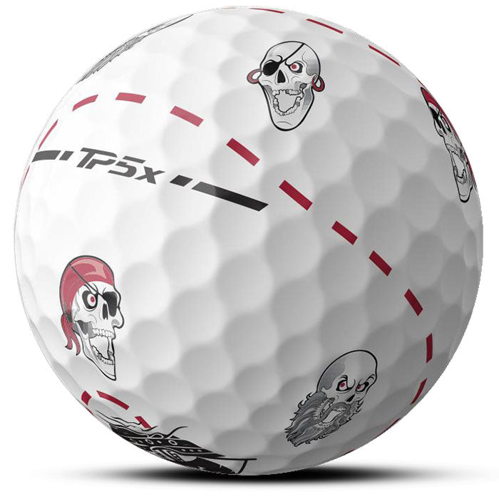 TaylorMade Limited Edition TP5x Pix Hot Shot Pirates Golf Balls