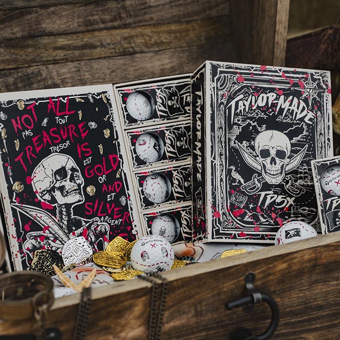 TaylorMade Limited Edition TP5x Pix Hot Shot Pirates Golf Balls