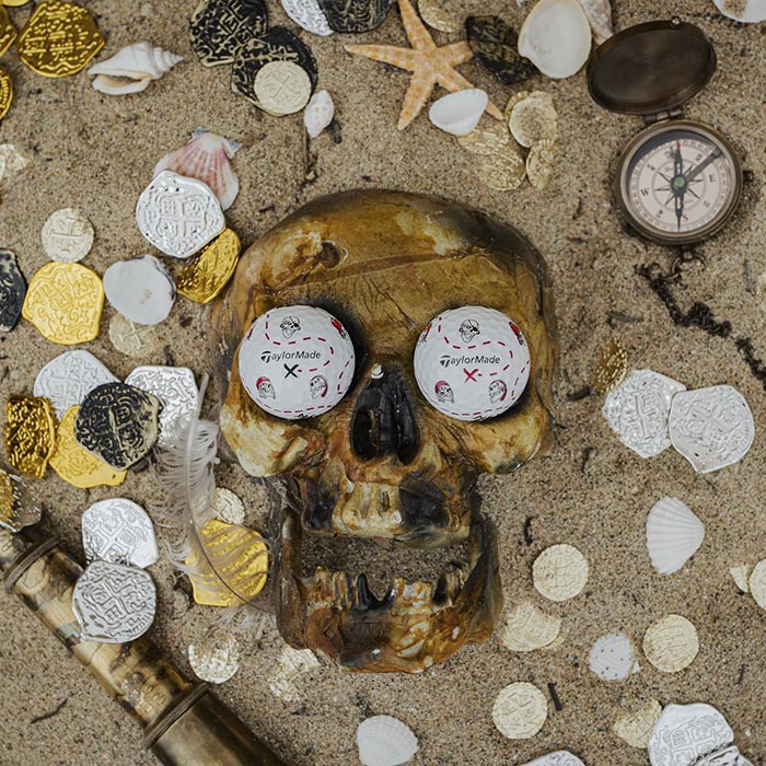 TaylorMade Limited Edition TP5x Pix Hot Shot Pirates Golf Balls