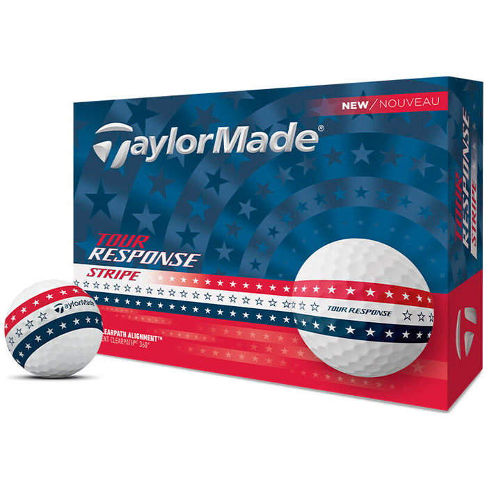 TaylorMade Tour Response Stripe USA Golf Balls
