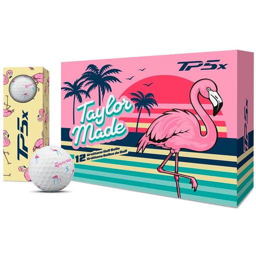 TaylorMade TP5x pix Flamingo Golf Balls