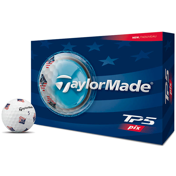 TaylorMade TP5 pix USA Golf Balls