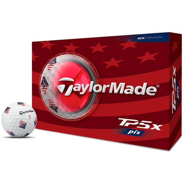 TaylorMade TP5x pix USA Golf Balls