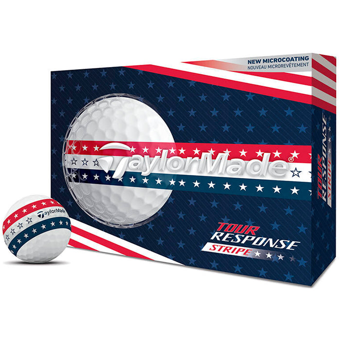 TaylorMade Tour Response USA Stripe Golf Balls