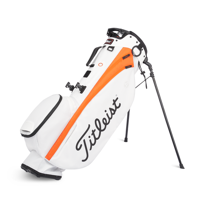 Titleist 2021 Players 4 Stand Bag White/Flame (TB21SX4-18)