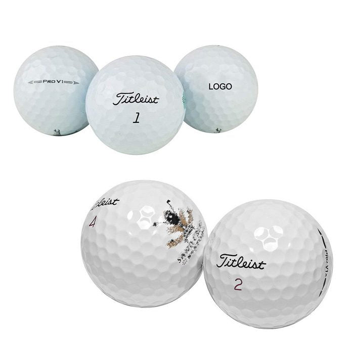 Titleist Pro V1x Left Dash Overrun Golf Balls (12 Pack) White