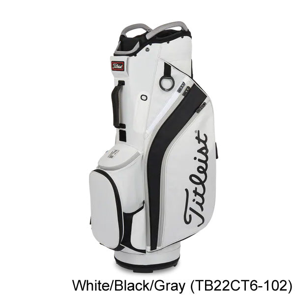 Titleist Cart 14 Cart Bag White/Black/Gray (TB22CT6-102)