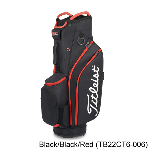 Titleist Cart 14 Cart Bag Black/Black/Red (TB22CT6-006)