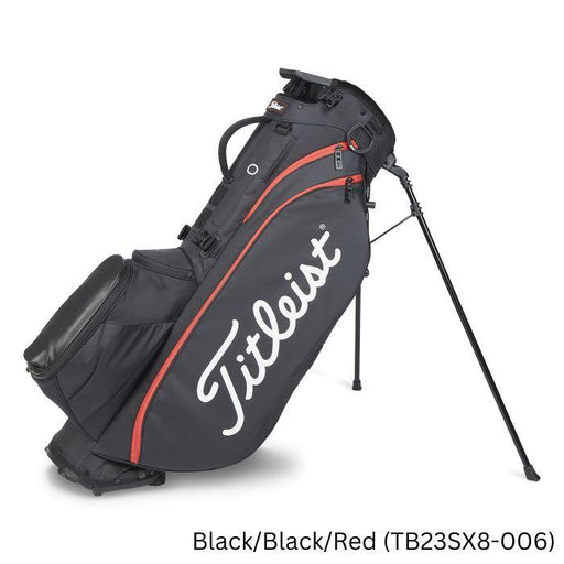 Titleist Players 5 Stand Bag Black/Black/Red (TB23SX8-006) - Fairway Golf