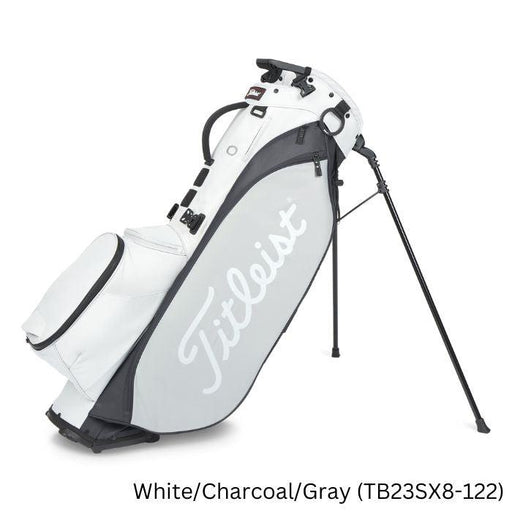 Titleist Players 5 Stand Bag White/Charcoal/Gray (TB23SX8-12 - Fairway Golf