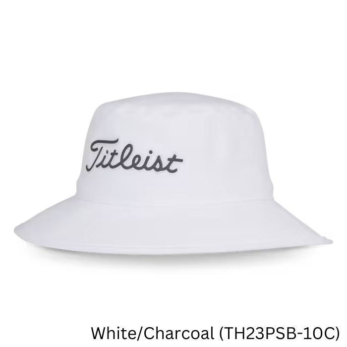 Titleist Players StaDry Bucket Hat White/Charcoal (TH23PSB-10C)
