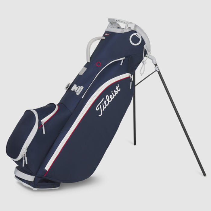 Titleist Players 4 Carbon Stand Bag - Navy/White/Red