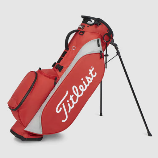 Titleist Players 4 Stand Bag - Red/Gray
