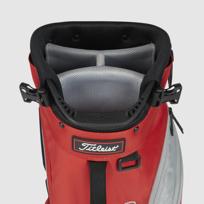 Titleist Players 4 Stand Bag - Red/Gray