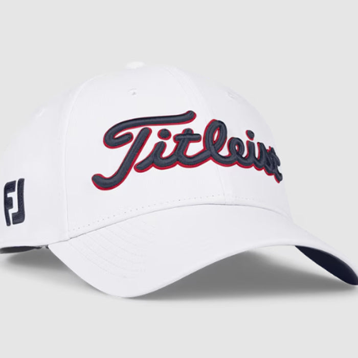 Titleist Tour Performance Hat - White/Navy/Red