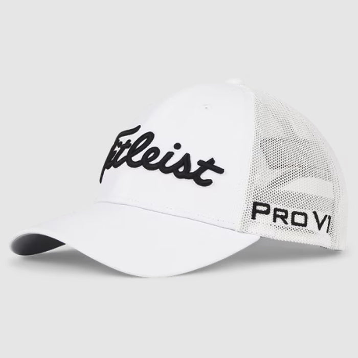 Titleist Tour Performance Mesh Hat - White/Black