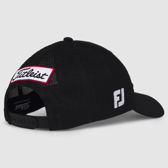 Titleist Tour Performance Mesh Hat - Black/White