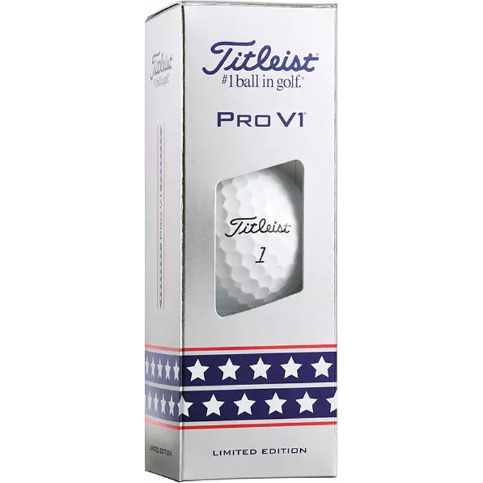 Titleist Pro V1 USA Performance Alignment Golf Balls - 6 Balls